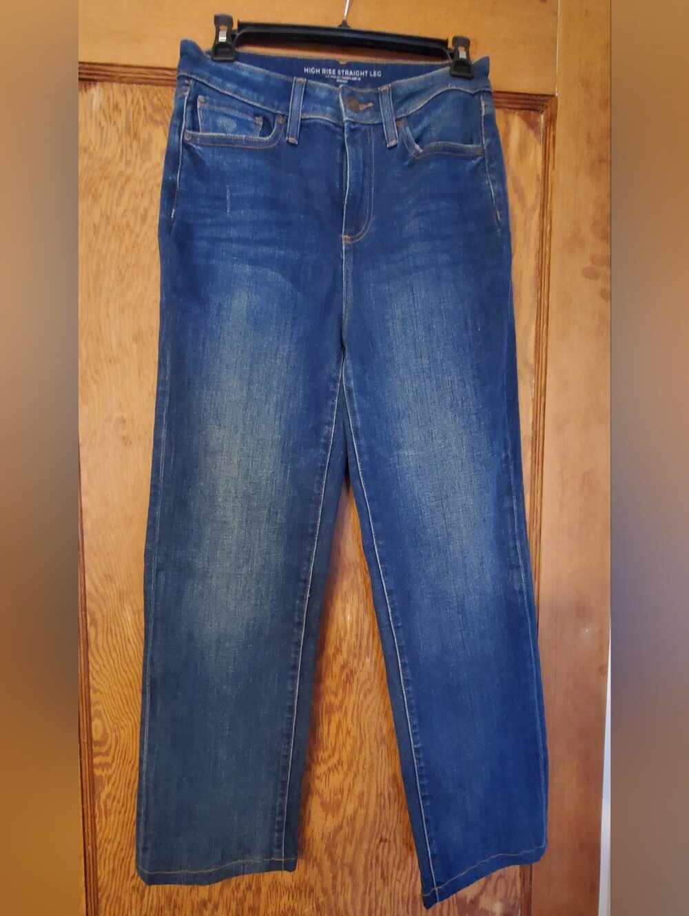 Chico's Straight Jeans —4R Deep Blue Wash